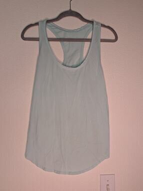 Lululemon Athletica Love Racerback Tank Blue M Athleisure Activewear *READ